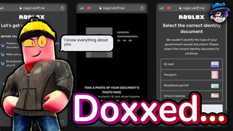 how to dox someone on roblox