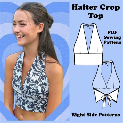 how to draft halter top pattern