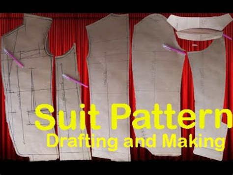 how to draft suit pattern