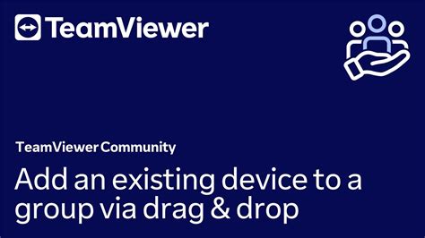 How To Drag And Drop In Teamviewer