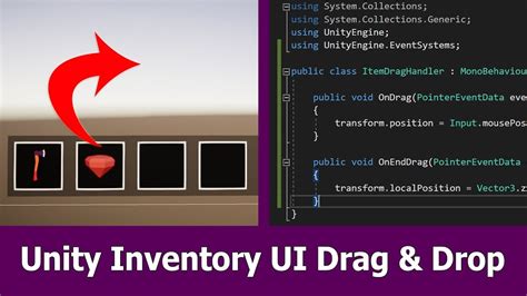 How To Drag And Drop Unity