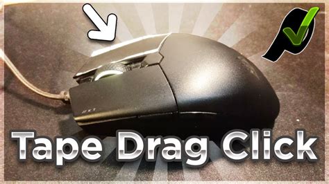How To Drag Click With Tape