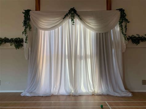 How To Drape Backdrop Curtains