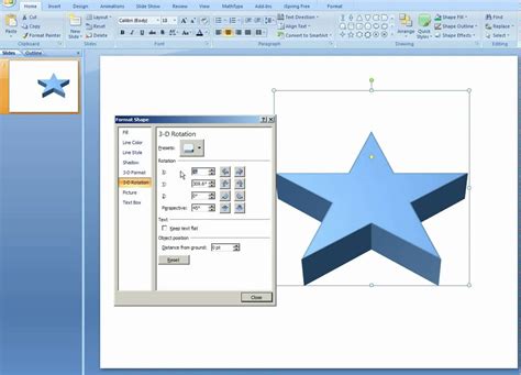 how to draw 3d objects in powerpoint