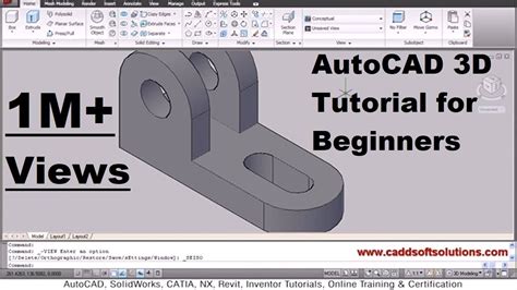 how to draw a 3d in autocad
