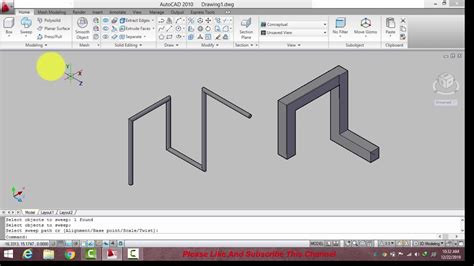 how to draw a 3d polyline in autocad