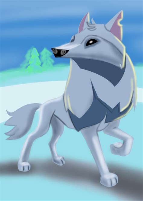 animal jam arctic wolf art by Suitcasedog on DeviantArt