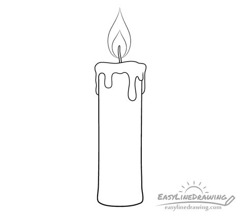 How To Draw A Basic Candle