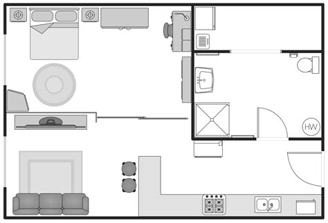 how to draw a basic floor plan