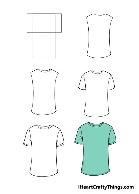 how to draw a basic shirt