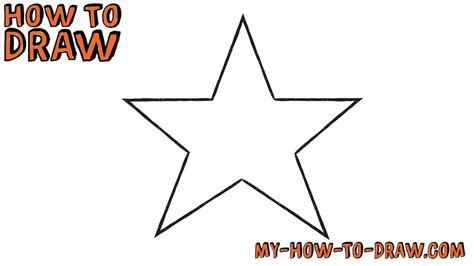how to draw a basic star