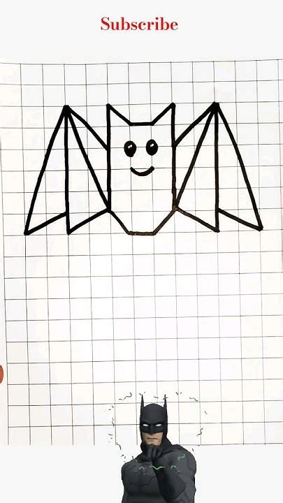How To Draw A Bat Using Graph Paper