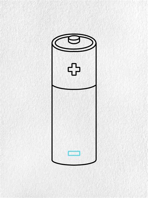 How To Draw A Battery