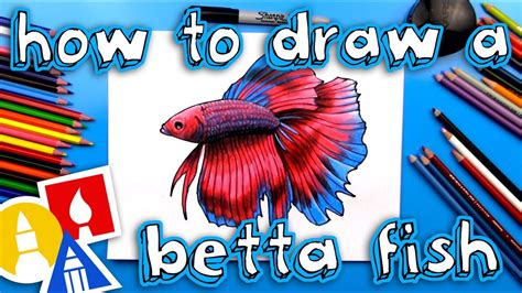 How To Draw A Betta Fish Art For Kids Hub Fish