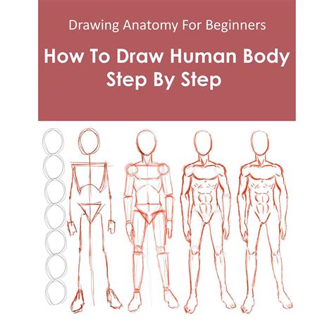 how to draw a body tutorial step by step