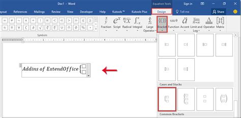 How To Draw A Bracket In Word