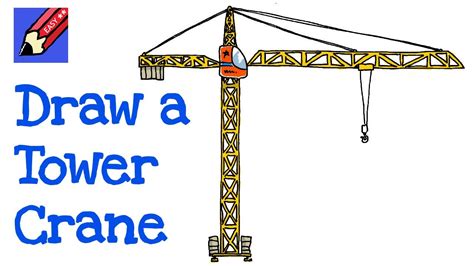 Construction Crane. Vector Drawing Stock Vector Image