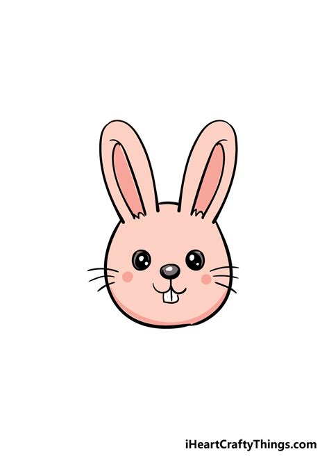 How to Draw a Bunny Face Easy · Art Projects for Kids