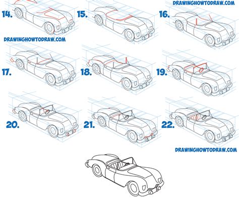 how to draw a car tutorial step by step