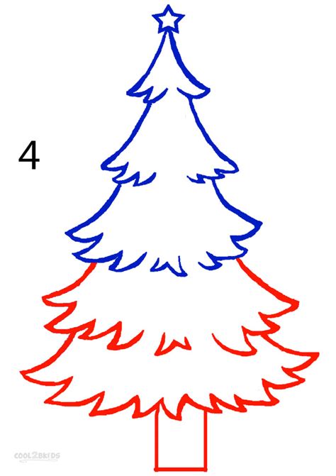How To Draw A Christmas Tree Branch