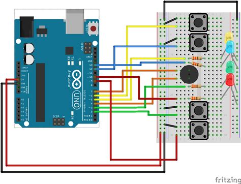 how to draw a circuit diagram for arduino