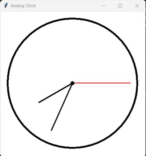 How To Draw A Clock In Python