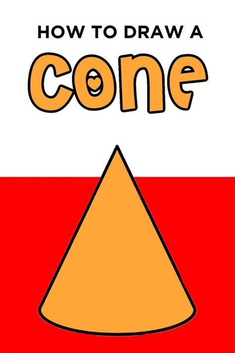 How To Draw A Cone