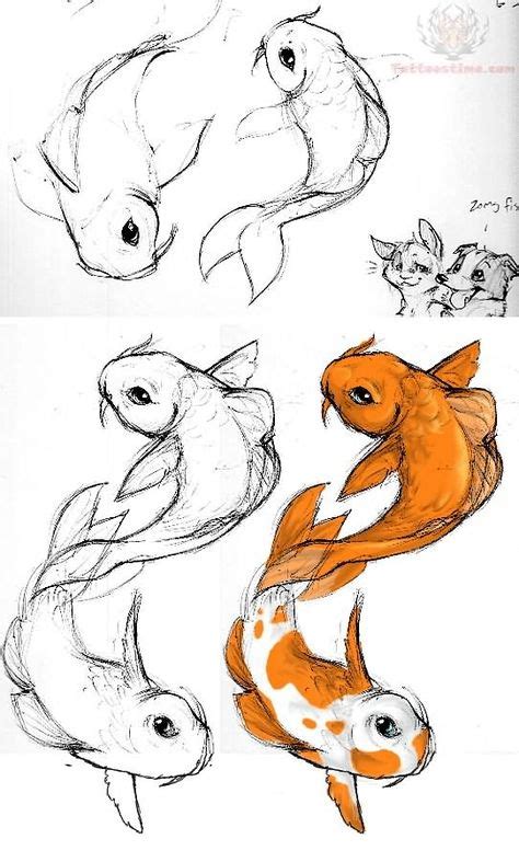 How to Draw a Koi Fish Really Easy Drawing Tutorial