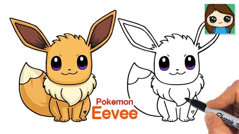 How To Draw A Cute Eevee