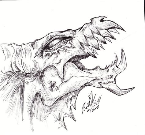 Evil Dragon Drawing at GetDrawings Free download