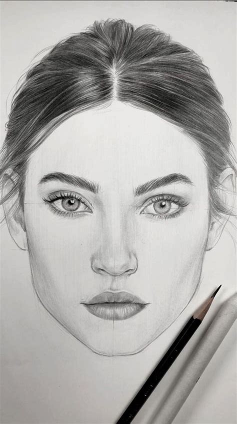 Female Face Sketch at Explore