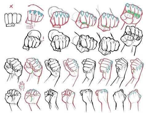 how to draw a fist anime Beckham Jarvis