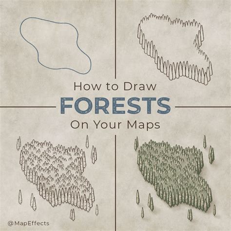 20 ways of drawing a forest mapmaking
