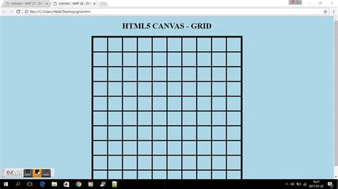 How To Draw A Grid On A Canvas