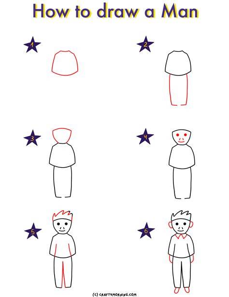 How to Draw a Man's Face from the Front View (Male) Easy Step by Step Drawing Tutorial for