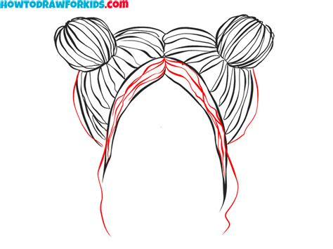  79 Stylish And Chic How To Draw A Hair Bun Easy Hairstyles Inspiration