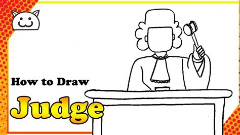 How To Draw A Judge Easy