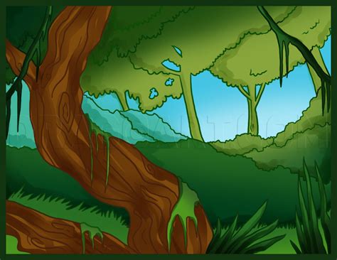Easy Jungle Drawing at GetDrawings Free download