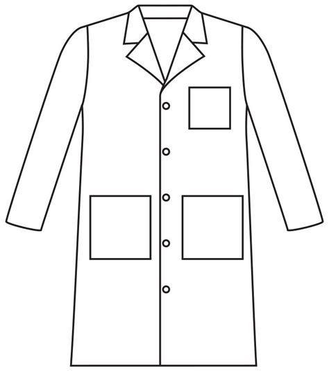 Lab Coat Drawing Free download on ClipArtMag