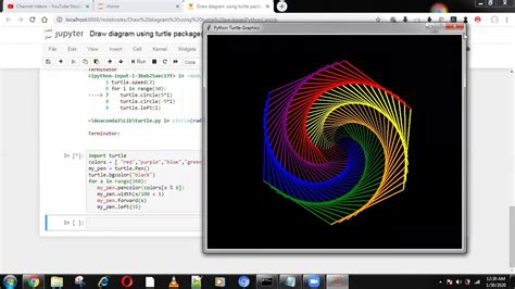 how to draw a line in python turtle