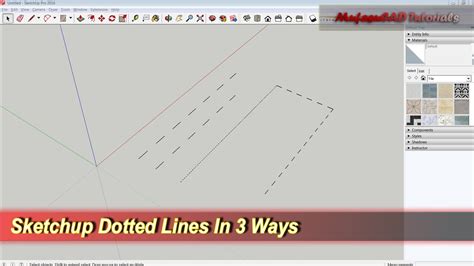 how to draw a line in sketchup