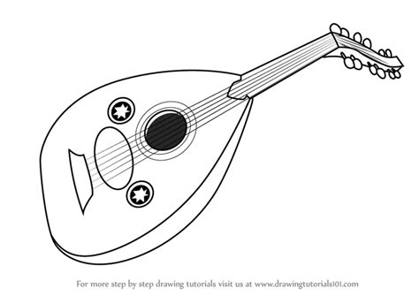 Historical lute stock vector. Illustration of timber