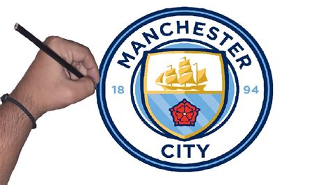 how to draw a manchester city logo