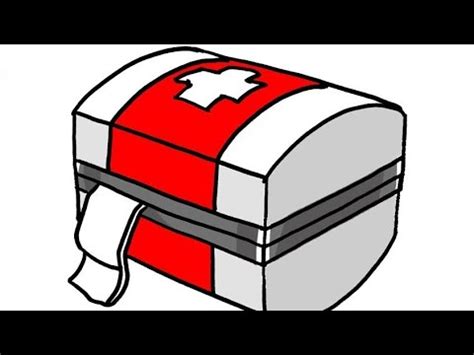 How to draw Medkit (Fornite) YouTube