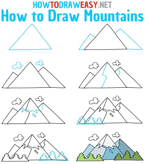 How To Draw A Mountain