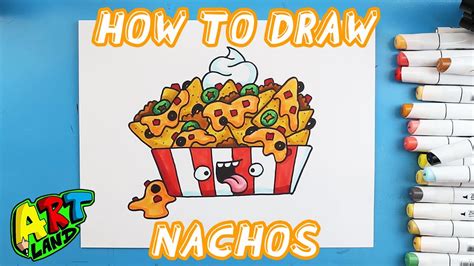 How To Draw A NACHOS dibujar NACHOS YouTube