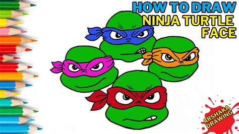 How To Draw A Ninja Turtle Head