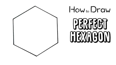 How to draw a Hexagon Regular, Perfect, From a Square