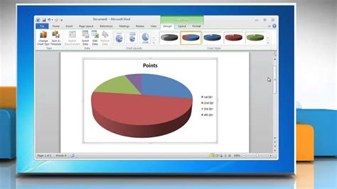 How To Draw A Pie Chart In Microsoft Word 2010