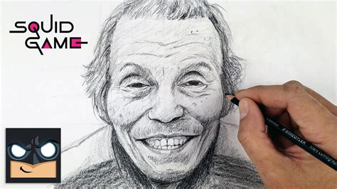 how to draw a player from squid game